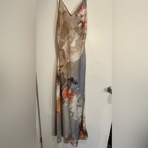 All Saints Rose Print Maxi Dress
